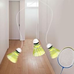 Indoor Badminton Trainer Solo Practice Tool with Shuttlecock for Sports Home 3 Badminton 2 Racket | Tennis & Racquet Sports | Badminton-image-24