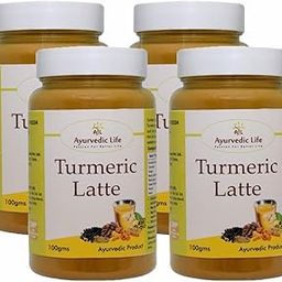 Ayurvedic Life Turmeric Latte - 100 gms Pack of 4-image-29