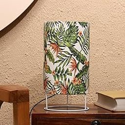 Crosscut Furniture Printed Table Lamp - Vibrant Accent Lighting for Your Home (Tropical Leaves)-image-6