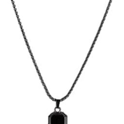 Locket Neck Chain for Men | Stylish Pendant Necklace | Jewellery Accessories for Boys | Minimal Jewelry-image-4