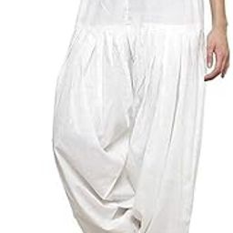 Salwar Pant - Modern Style Pure Cotton for Women - Ethnic Semi Patiala Trouser - Office,Home - All Day Comfort Wear with Drawstring-picture-15