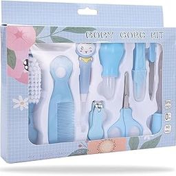 Bhujry Baby Grooming Kit 10 In1 Baby Grooming Kit,Portable Baby Grooming Kit for New Born Baby,Finger Brush,Hair Brush,Comb,Baby Nail Scissor,Baby Nail Cutter,Tweezer,Nail Filer,Newborn,Infants,Toddlers (Baby Grooming Kit)-image-22