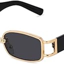 hashtag eyewear Full Rim Metal Frame Goggles For Women | UV400 Lens Coating | Ultraviolet Protection Driving, Riding, Stylish | Rectangle Shape Frame | Sunglasses For Women Stylish | Small-picture-14
