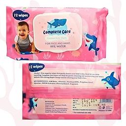 Premium Baby Wipes 99% Water Infused with Aloe Vera & Almond Oil Alcohol Free For Face & Hand (Pack of 4)-30