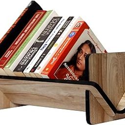 UPTREND Small Wooden Book Shelf for Home and Student Library | Portable Table Organizer | Easy to Assemble-image-22