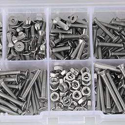 Screw Bolts Flat Head Screw Hex Socket Flat Head Screw M3 x 6-25mm Stainless Steel Portable with Box for Energy Electronics Electrical-image-54