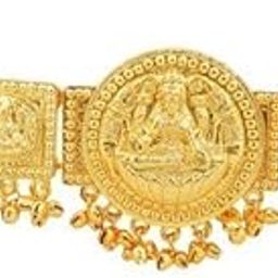 Golden Plastic Round Lakshmi Belt-image-44