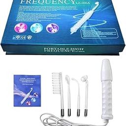 LRK High Frequency Machine – Portable Handheld Electric Therapy Device for Hair Growth, Acne Treatment & Skin Rejuvenation with Comb & Electrode Wand-picture-10