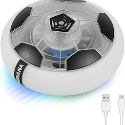 Mirana C-Type USB Rechargeable Battery Powered Hover Football Indoor Floating Hoverball Soccer | Air Football Smart | Made in India Fun Toy Best Gift for Kids Boys and Girls 2-10 Years (Transparent)-image-22