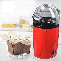 Hot Air Popcorn Maker, Popper Electric Machine Snack Maker, with Measuring Cup and Removable Lid/Instant Popcorn Grade Aluminum Alloy Oil Free Popcorn Maker (1200 watts)-7