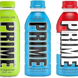Prime Energy Drinks, 500 ml, Pack of 3, Lemon Lime, Blue Raspberry, Ice Pop Flavours-14