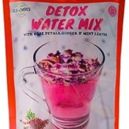 Rlb Choice Floral Fusion Detox Water Mix: Rose Petal, Ginger, Mint Bliss | Boost Immunity | Remove Toxins - 50 GM-13