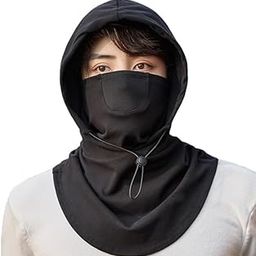 AUGEN Warm Soft Fleece Bike Bicycle Face Mask Snood Hood Neck Scarf Fleece Balaclava Warm Full Face Cover Winter Camping Ski Hiking Snow Mask Beanie-image-38