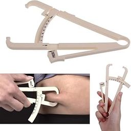 Measurement Tool Colorful Fitness Plicometro BMI Measuring Slim Skinfold Body Fat Tester Caliper with Manual Charts Measure for Accurately Skin Fold and WeightLoss-25