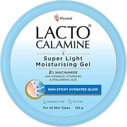 Lacto Calamine Super Light Moisturizer for Face | 150g | Moisturiser for Oily Skin with Niacinamide, Hyaluronic Acid | Face Moisturizer with 300% Instant Hydration, 90% Stronger Moisture Barrier-24