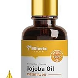 99 Herbs Cold Pressed Jojoba Oil | 100% Pure & Natural Organic Carrier Oil | For Hair Growth, Skin Moisturizing, Face, Body & Massage | Suitable for All Skin & Hair Types (15ml)-image-93