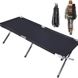 DHARUDI PROFESSIONAL Camping Cot, Sleeping Cots for Adults with Storage Bag, Portable and Lightweight Cot Bed for Outdoor Traveling, Hiking, Office Nap, Easy to Set up, 1 Pack-image-61