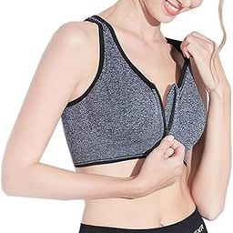 Women's Nylon & Spandex Padded Wire Free Sports Bra-image-25