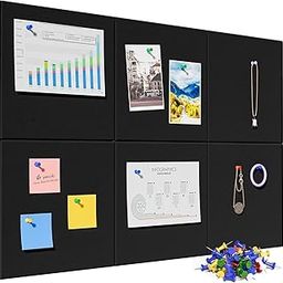 Display Board Bulletin Notice Board, Reminder Board with 35pcs Drawing Pins, Lightweight to Do List Board for Wall Soft Board for Study Room, Photos, Schedules, Cork Board for Wall-12