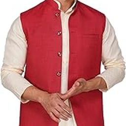 Clothing Street Men's Jute Nehru Jacket/Waist Coat-image-38