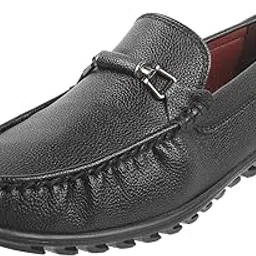 metro Men Synthetic Leather Loafer Shoes-picture-23