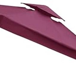 UJEAVETTE Replacement Canopy Top Cover Gazebo Roof Shelter Tarp Canopy Replacement Top Burgundy Awnings & Canopies-image-73