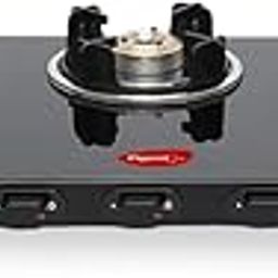 Pigeon by Stovekraft Sleek 3 Burner Ultra Slim Gas Stove with Glass Top, Manual, Black-image-25