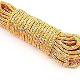 WROPZO Cloth Line Rope for Drying Clothes Nylon Cotton Rope 10 Mtr Pack of 1 (Multicolour)-picture-21