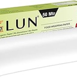 GLUN® 40 GSM Butter Paper Roll, (Pack of 1) 500 Gram 100% Non-Coated Non-Stick Butter Wrapping Paper Roll for Wrap Food Items-19