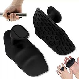 Pofsnnx Anti-Slip Fitness Sports Handles, Fitness Grips, Premium Fitness Gloves, Rubber Hand Gloves, Suitable for a Series of Sports and Fitness Projects Such as Men's and Women's Fitness Training and-image-86