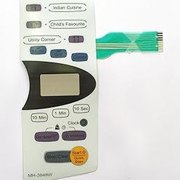 Able MH3948W Microwave Oven Membrane Keypad (White)-image-57