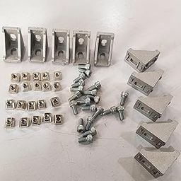 SimplexProfilo DieCast Corner Bracket Set for 2020 MM Series Aluminium Extrusion Profile with 20M5 Slide Nuts and Allen Bolts M5x10 (10 Set )-image-26