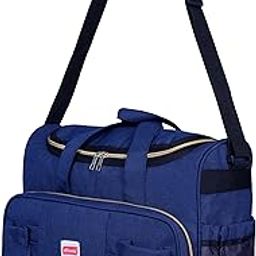 VParents Multipurpose Diaper Bag|Mother's Maternity Bag | Travel Purpose Sidebag for Mothers| Multifuntion large storage Tote bag with 11 Pockets | Stylish (LIGHT BLUE) 110728-image-94