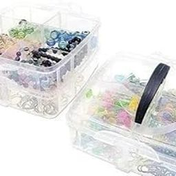 3 Layer 18 Grids Storage Plastic Boxes Medicine Jewelry Bead Storage Box Container Organizer Case Craft Boxes Random Color-14