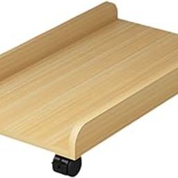 CALANDIS™ Desktop CPU Wooden Rolling Stand Mobile CPU Stand for Under Desk Gaming Room | Monitor Mounts & Stands | Monitors, Projectors & Accs-0