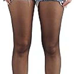 KNOTS N STITCHES - Sheer Stockings for Women & Girls | Black & Skin Transparent Stocking for Women's Stretchable and Comfortable Sheer | Perfectly fits waist | Free Size-image-95