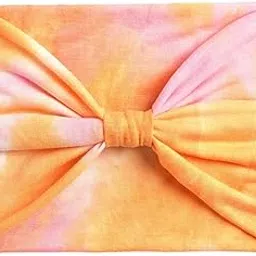 Women Wide Headband Tie Dye Head Scarf Sweat Absorbent Soft Stretchy Bandana Style E | Clothing, Shoes & Accessories | Womens Accessories | Hair Accessories-image-7