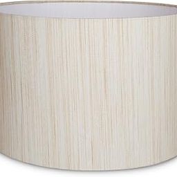 BTR CRAFTS 18" Inches Cream Texture Color Drum Lamp Shade, Suitable for Table & Floor Lamps, Large And Medium Size-image-95
