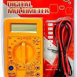 GS Mechatronics DT830D Digital Multimeter LCD AC DC Voltage Current Resistance Transistor NPN PNP Diode Measurement & Continuity testing For DIY Projects (Pack of 1)-image-7