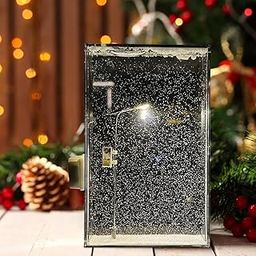 DZOPE Snowfall Lamp - Handmade DIY Snow Scenery Night Light with Snowflake Design, Christmas Winter Decor, DIY Kit Included, Ideal for Street Light Snow Globe, Elegant Snow Lamp for Home & Kids-27