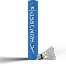 Hundred F1 Feather Shuttlecock | Pack of 10| Speed 76 Duck Feathers | Japanese Premium Adhesive | Pure Cotton Threading |-image-25