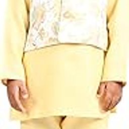 Printed Jacket With Kurta And Pyjama Set For Kids-image-0