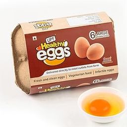 UPF Healthy Brown Eggs, 6 Pieces| Veg Fed| Non-Fertile Eggs-28
