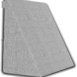 SYMKARD-Wedge Cushion with Neck Rest | Dual Foam Wedge Cushion Back, Neck, Knee & Leg Support | for Post-Surgery, Pregnancy | Back Support, Acid Reflux,Leg Elevation, Pregnancy, Slate Grey-image-70
