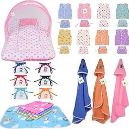 Toddylon Baby Gift Set for New Born Essential Items Combo (Multicolor, 0-6 Months)-image-70