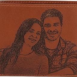 Personalized Men's Wallet with Photo Engraving | Finest Handcrafted Leather Wallet | RFID-Protected Leather Wallet | Wallet Gifts for Men | Brown-image-12