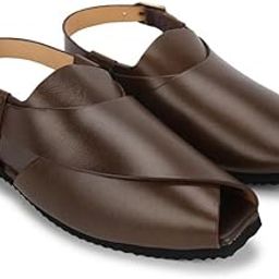 Brown Leather Peshawari Sandals-picture-10