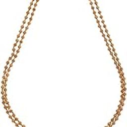 Fashion Jewellery Ruby Gold Polished Antique Necklace With Adjustable Chain |Best For Bride, Bridemaids & Special Occasion | Antique Necklace For Women - 409860-image-15
