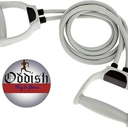 ODDISH; way to fitness Plastic Toning Tube Double Resistance Band Heavy Quality Exercise Band for Stretching, Full Body Workout, Home Gym and Toning for Men and Women-picture-17