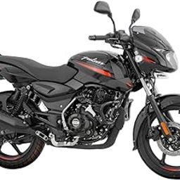Bajaj DH65 Pulsar 125 Neon Disc Motorcycle/Motorbike - Ebony Black Solar Red Decals - Ex-Showroom-27